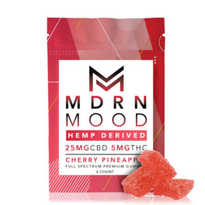 Bonbons CBD/THC MDRN MOOD Cherry/Pineapple 25MG CBD/ 5MG THC